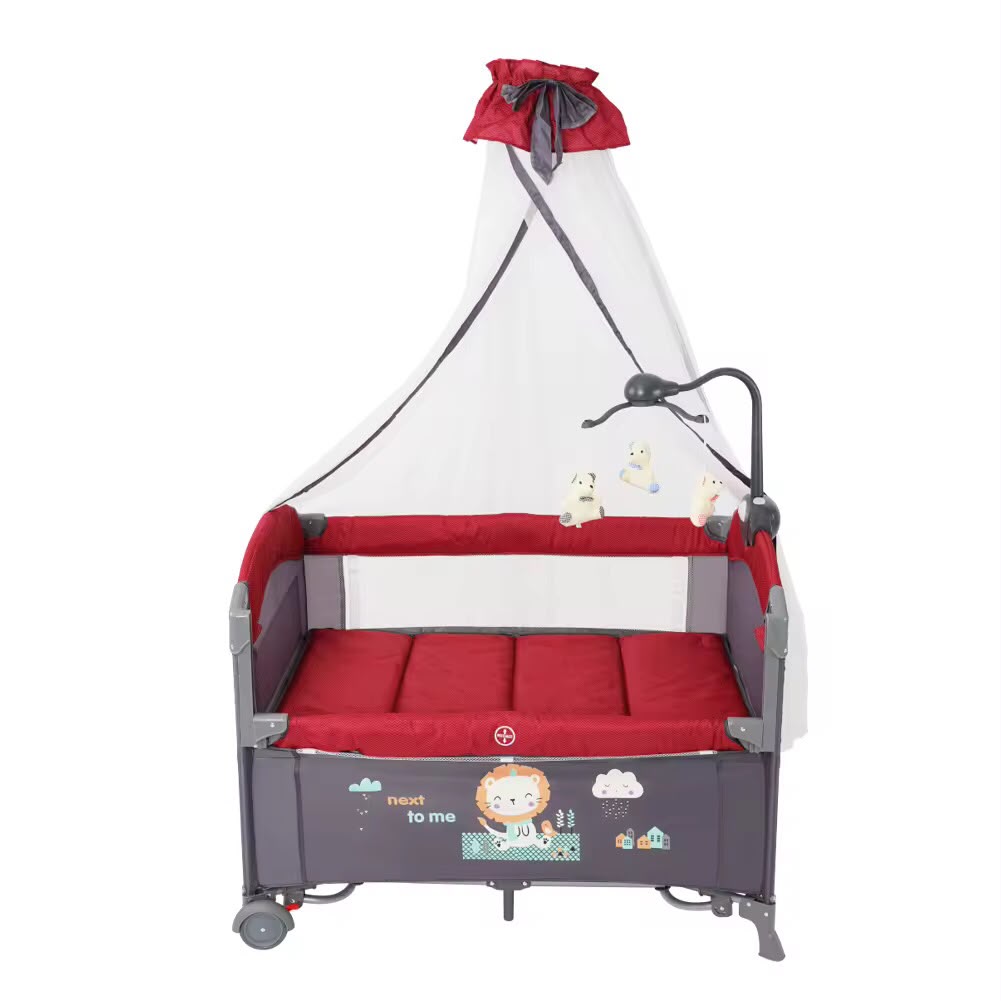 تخت و پارک کول بیبی مدل‬ ‫Coolbaby 828 pro شیر